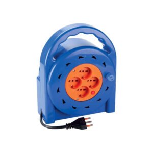 Carretel de cabo elétrico civil S17 com plugue – 16A